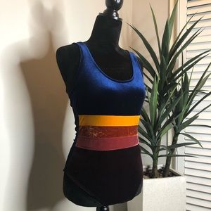Forever 21 Multi Velvet bodysuit
